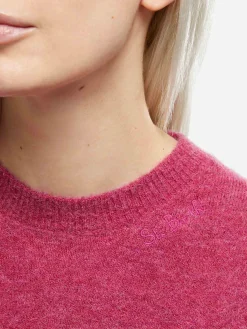 Maglione da donna in filato elasticizzato peonia Sorbonne