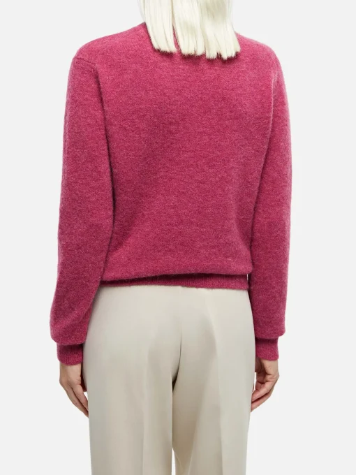 Maglione da donna in filato elasticizzato peonia Sorbonne