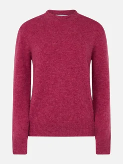 Maglione da donna in filato elasticizzato peonia Sorbonne