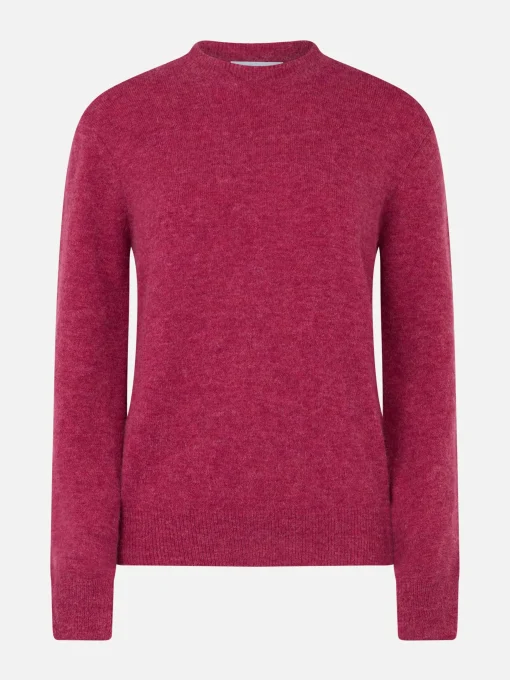 Maglione da donna in filato elasticizzato peonia Sorbonne