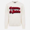 Maglione girocollo bianca da bambina Princess con stampa logo del film Vacanze di Natale | VACANZE DI NATALE EDIZIONE SPECIALE