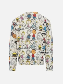 Maglione girocollo bianco da bambino Douglas con stampa della squadra Peanuts | SNOOPY PEANUTS SPECIAL EDITION