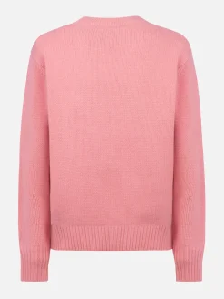 Maglione rosa fair isle da donna Kyla con stampa Apres Ski
