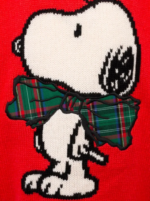 Maglione rosso da bambina Calia con toppa Snoopy | SNOOPY PEANUTS SPECIAL EDITION