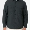 Man British green overshirt Chalet with St. Barth embroidery