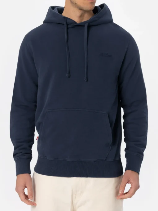 Man navy blue sweatshirt Tribeca with St. Barth embroidery