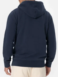 Man navy blue sweatshirt Tribeca with St. Barth embroidery