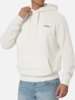 Man off-white sweatshirt Tribeca with St. Barth embroidery