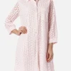 Mini abito camicia rosa Sangallo da donna