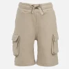 Pantaloncini cargo beige da bambino Cargy