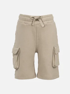 Pantaloncini cargo beige da bambino Cargy