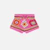 Pantaloncini da bambina all'uncinetto