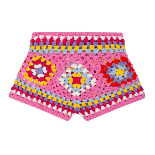 Pantaloncini da bambina all'uncinetto