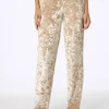 Pantaloni da donna in ciniglia Yvonne beige