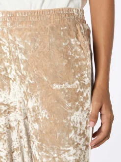 Pantaloni da donna in ciniglia Yvonne beige
