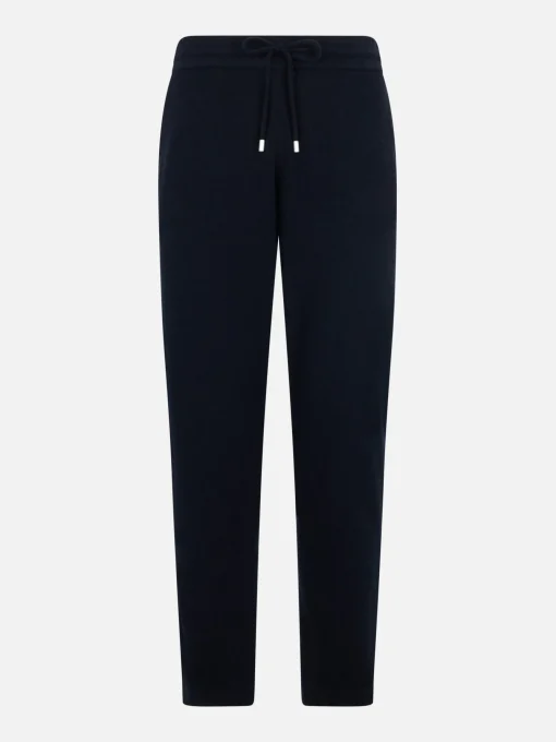 Pantaloni jogger neri in maglia da uomo Walton