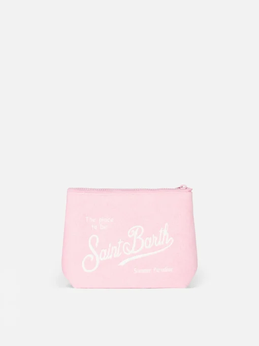 Pochette Aline in spugna rosa