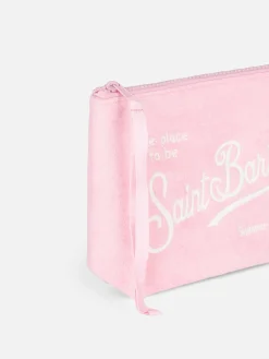 Pochette Aline in spugna rosa