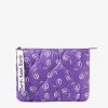 Pochette imbottita con stampa paisley