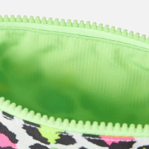 Pochette Pareasy in nylon con stampa animalier
