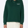 Polo da donna verde Berenice con St Barth sport club