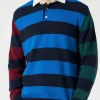 Polo in maglia a righe