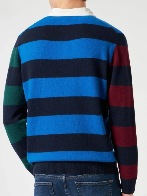 Polo in maglia a righe