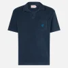 Polo in spugna blu navy da bambino Powel