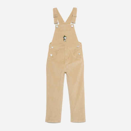 Salopette da bambino in velluto a coste con patch Snoopy | EDIZIONE SPECIALE SNOOPY PEANUTS™
