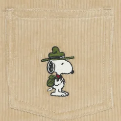 Salopette da bambino in velluto a coste con patch Snoopy | EDIZIONE SPECIALE SNOOPY PEANUTS™