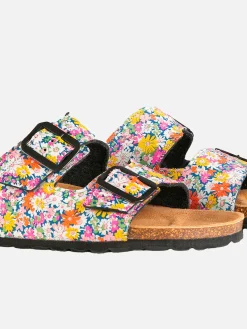 Sandali da donna con stampa fiori
