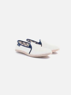 Scarpe di tela bianche per uomo
