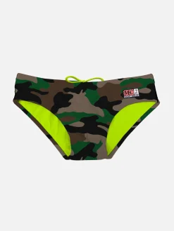 Slip da bagno da Bambino mimetico