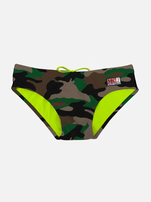 Slip da bagno da Bambino mimetico