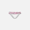 Slip da bagno da bambina con volant e stampa unicorno