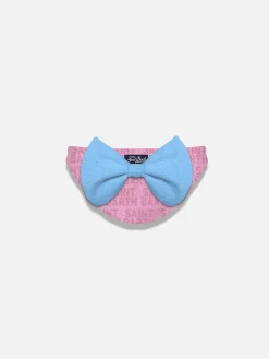 Slip da bagno da bambina in spugna rosa