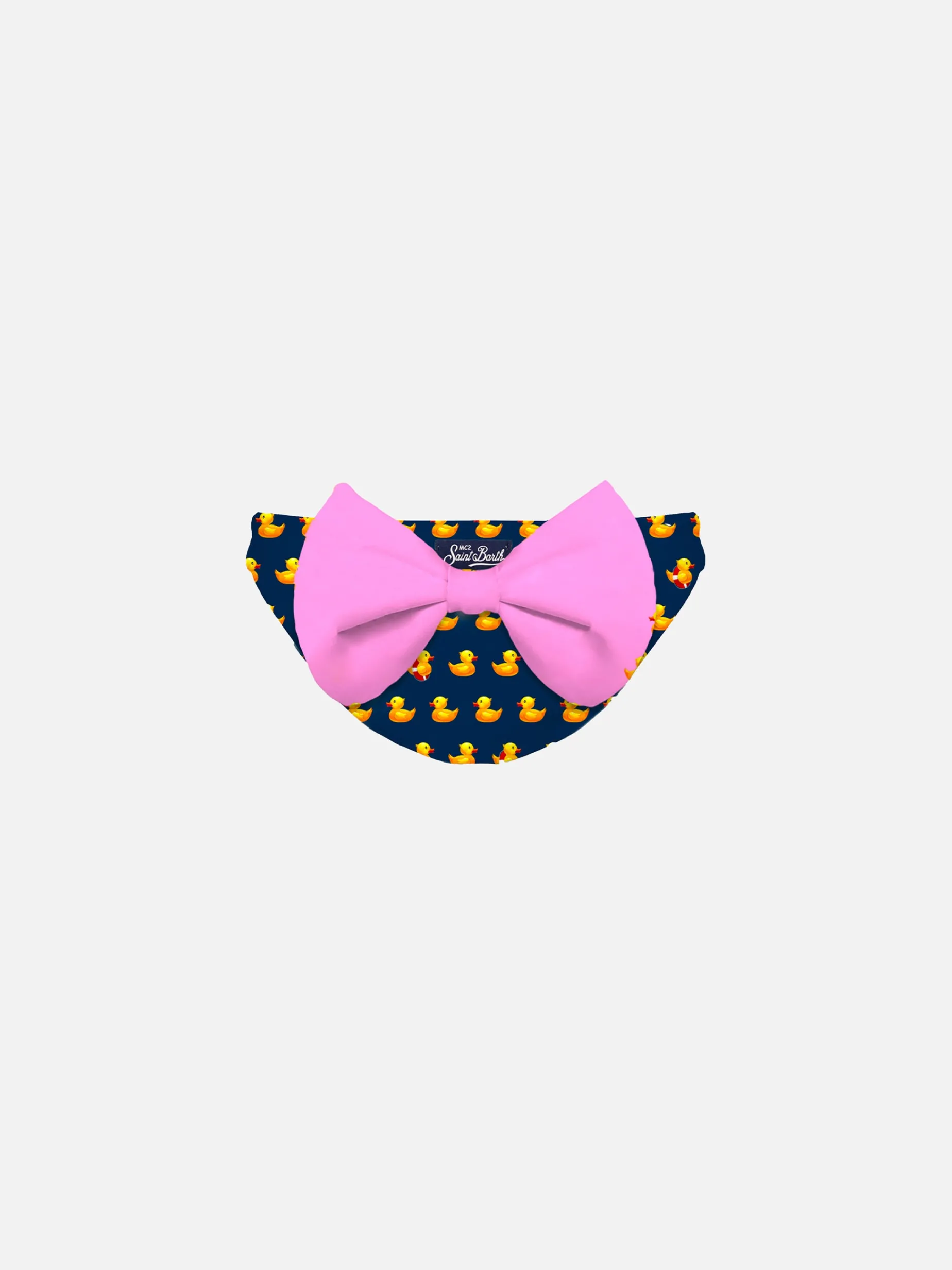 Slip da bagno da bambina con stampa papere