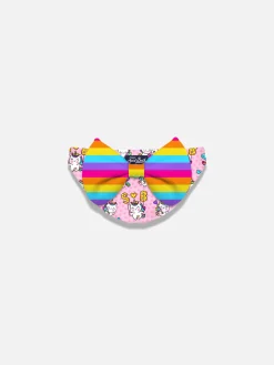 Slip da bagno da bambina con stampa unicorno