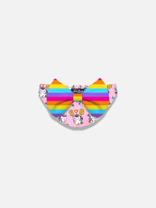 Slip da bagno da bambina con stampa unicorno