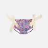 Slip da bagno da bambina con stampa fiori Liberty e fiocchi | EDIZIONE SPECIALE LIBERTY