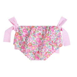 Slip da bagno da bambina con ricami