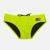 Slip da bagno da bambino giallo fluo