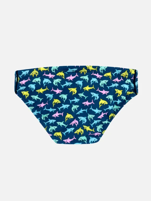 Slip da bagno da bambino Billy con stampa squali