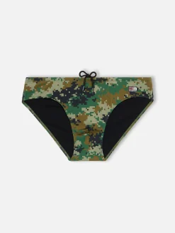 Slip da bagno mimetico da uomo Cayo