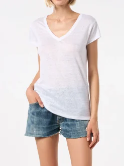 T-shirt bianca da donna
