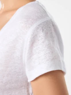 T-shirt bianca da donna