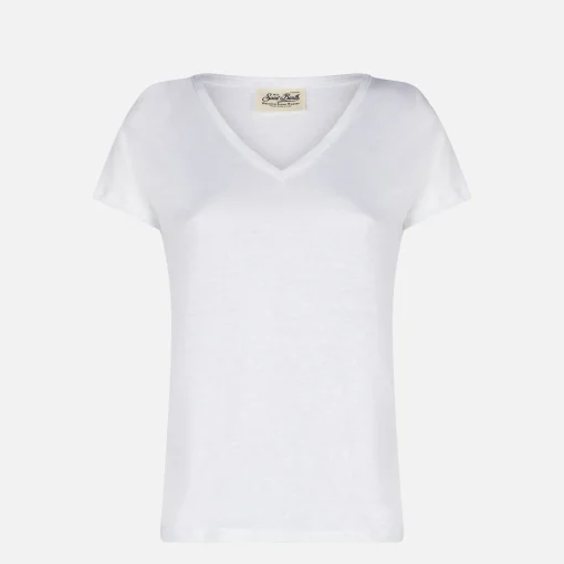 T-shirt bianca da donna
