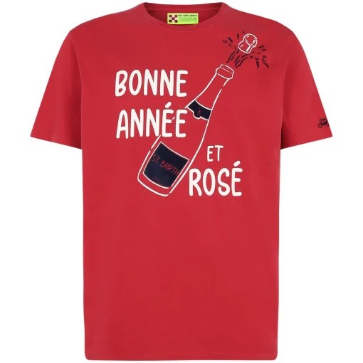 T-shirt Bonne Année et Rosé rossa