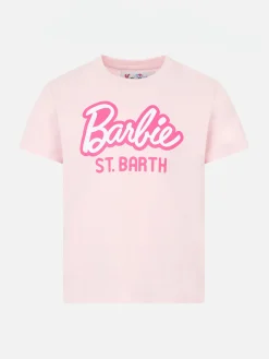 T-shirt da bambina in cotone pesante con stampa Barbie St. Barth | EDIZIONE SPECIALE BARBIE