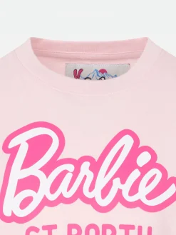 T-shirt da bambina in cotone pesante con stampa Barbie St. Barth | EDIZIONE SPECIALE BARBIE